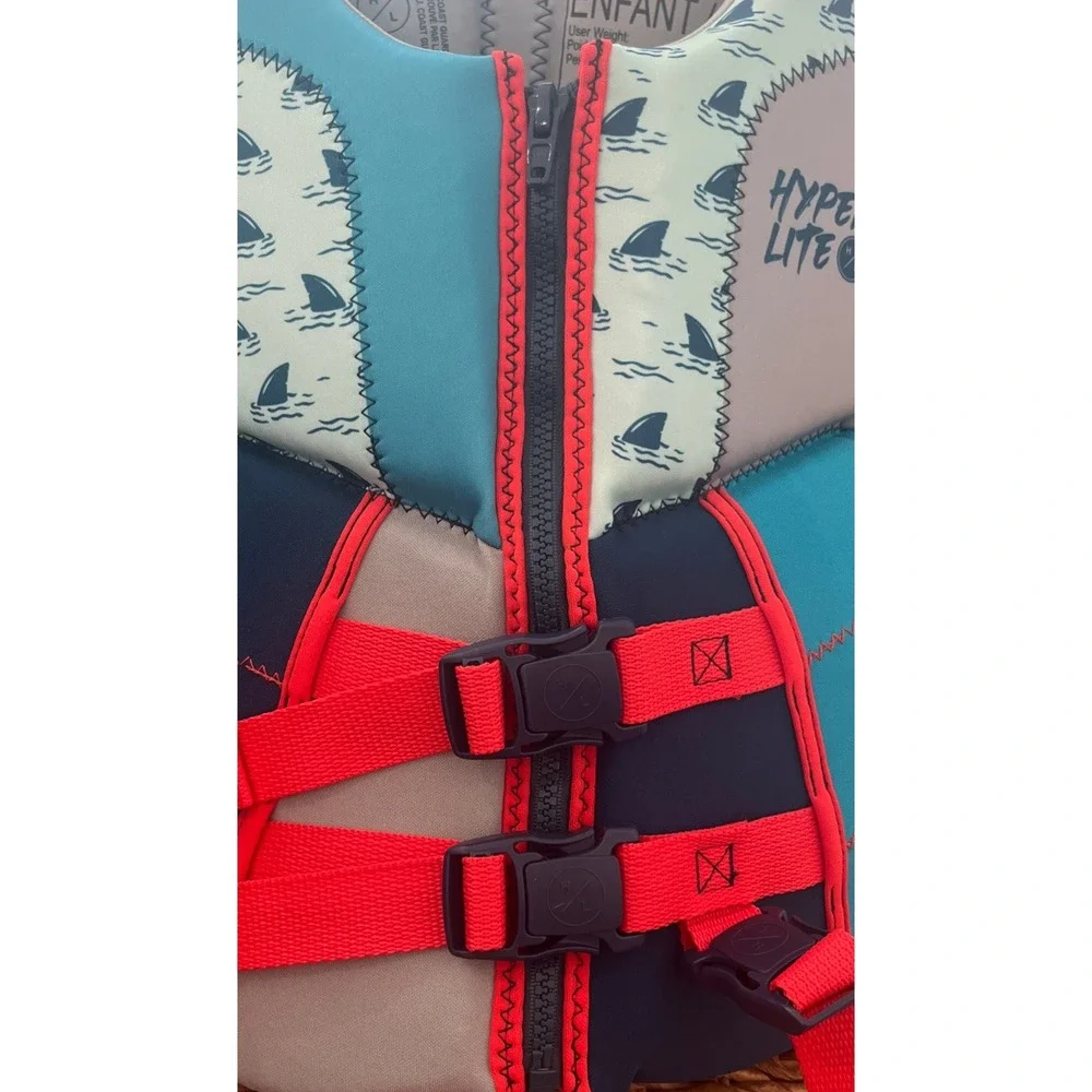 HYPERLITE WAKE CO Child Size Fits 33-55 lbs Life Vest Jacket USCG Approved  NWT!